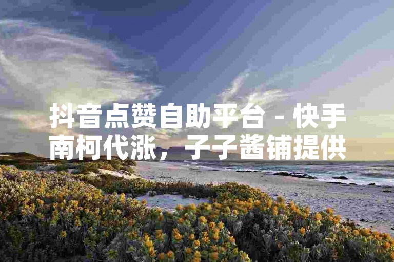 抖音点赞自助平台 - 快手南柯代涨，子子酱铺提供专业服务。