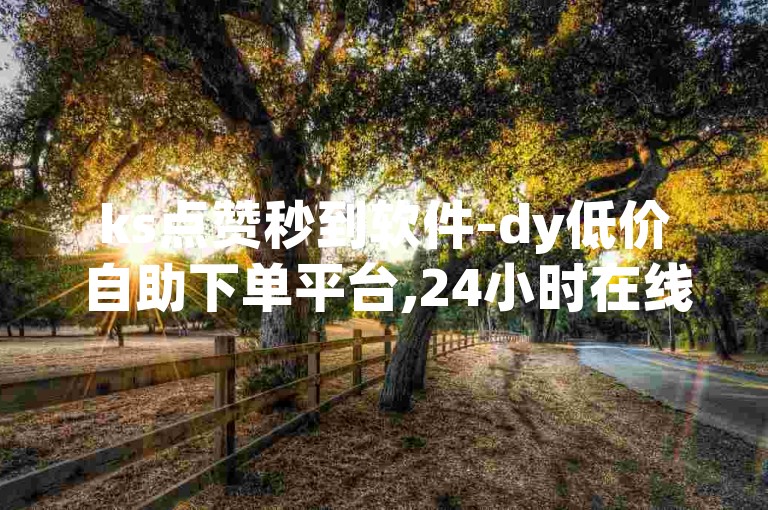 ks点赞秒到软件-dy低价自助下单平台,24小时在线服务入口