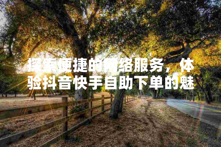 探索便捷的网络服务，体验抖音快手自助下单的魅力，享受1000次免费播放量带来的曝光机会。