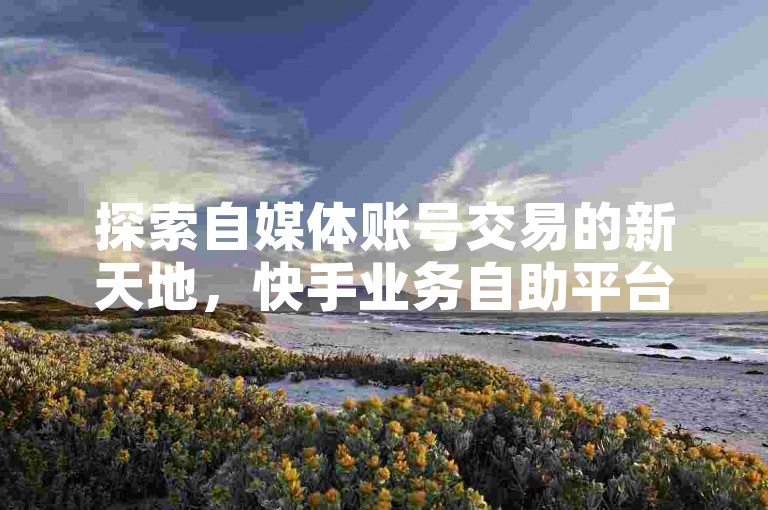 探索自媒体账号交易的新天地，快手业务自助平台以超值低价引领市场，一键下单享受专业服务，KS直播平台助您轻松达成交易。