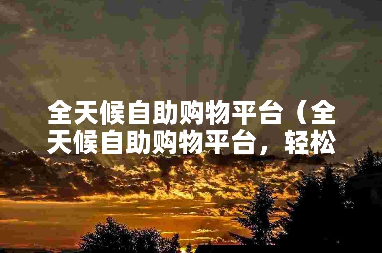 全天候自助购物平台（全天候自助购物平台，轻松便捷的网购新选择）