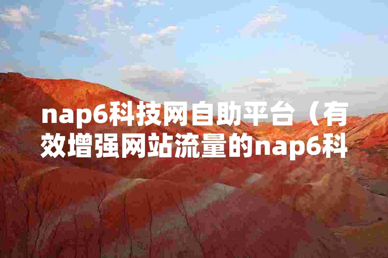 nap6科技网自助平台（有效增强网站流量的nap6科技自助平台）