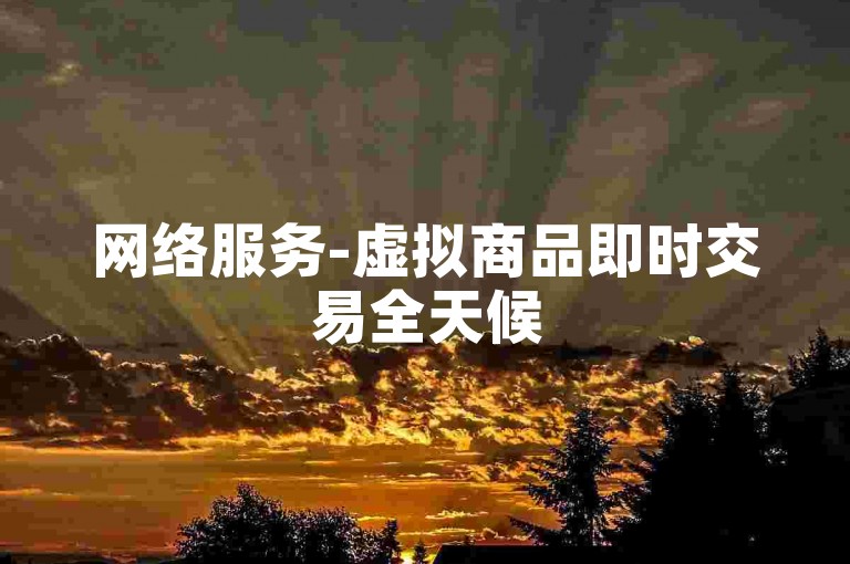 网络服务-虚拟商品即时交易全天候