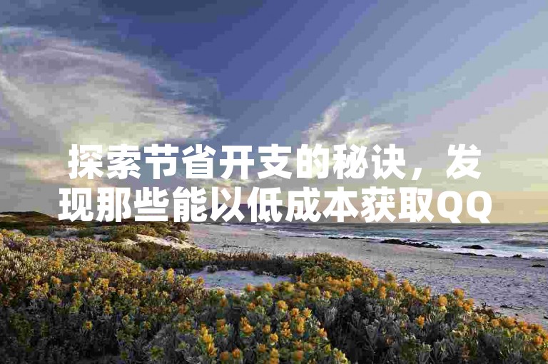 探索节省开支的秘诀，发现那些能以低成本获取QQ会员资格的实用软件，为2025年的你带来必备技巧！