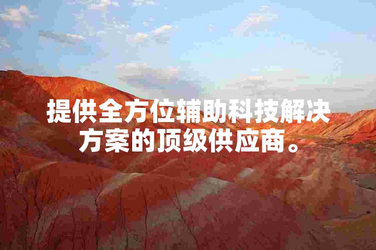 提供全方位辅助科技解决方案的顶级供应商。