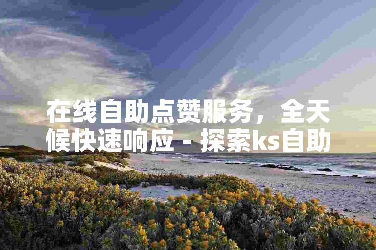在线自助点赞服务，全天候快速响应 - 探索ks自助下单网站，享受经济实惠的点赞解决方案。