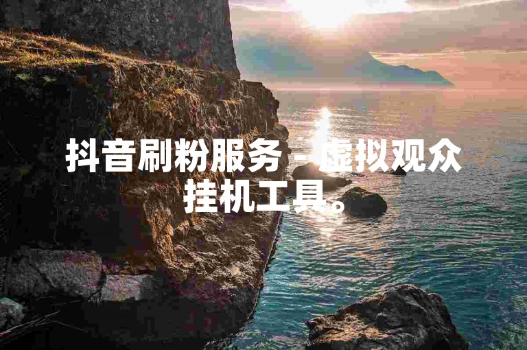 抖音刷粉服务 - 虚拟观众挂机工具。