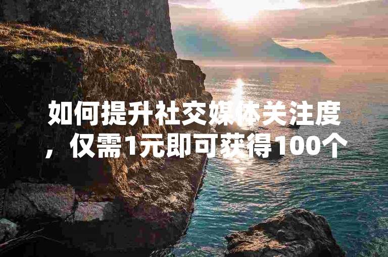 如何提升社交媒体关注度，仅需1元即可获得100个ks粉丝 - 爱Q技术自助平台 - qq空间快速点赞服务。