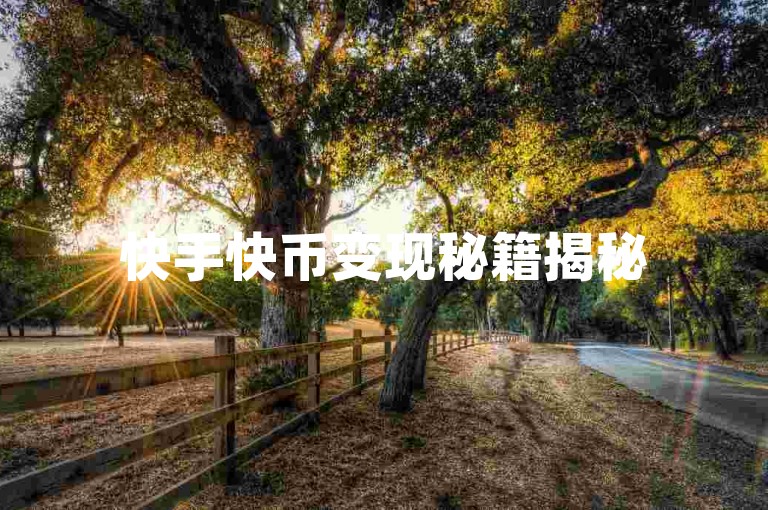 快手快币变现秘籍揭秘