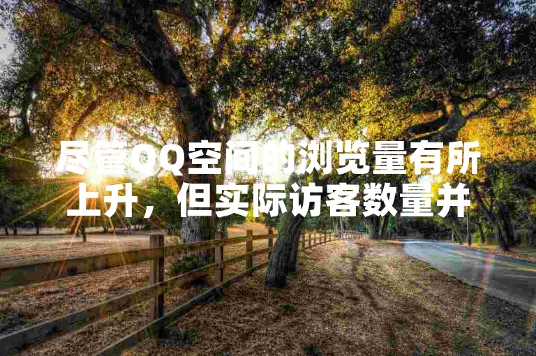 尽管QQ空间的浏览量有所上升，但实际访客数量并未发生变化，这表明提升浏览量并不直接导致访客数增加。
