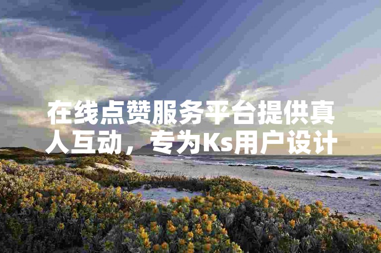 在线点赞服务平台提供真人互动，专为Ks用户设计的自动下单体验。