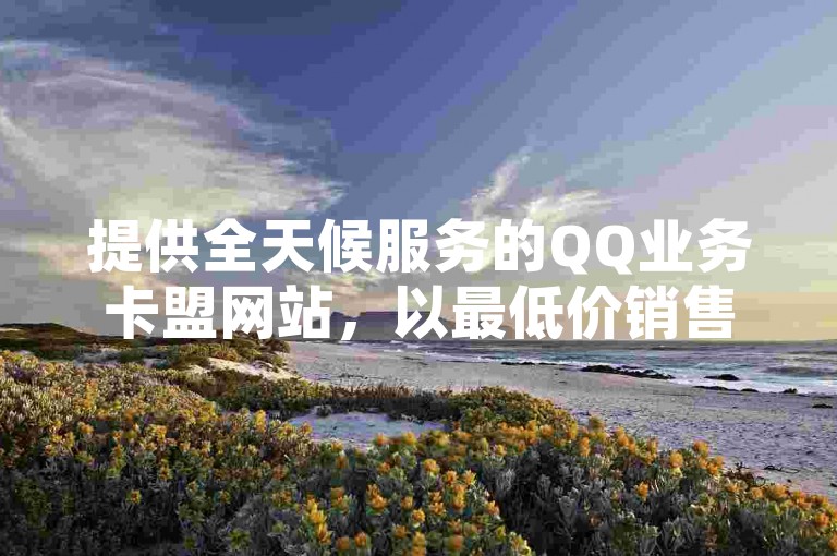 提供全天候服务的QQ业务卡盟网站，以最低价销售，包括拼多多10人助力和超级会员服务。