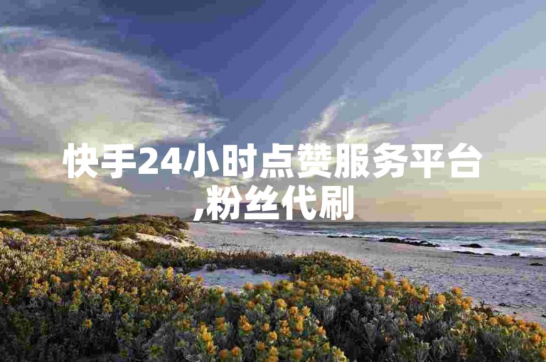 快手24小时点赞服务平台,粉丝代刷