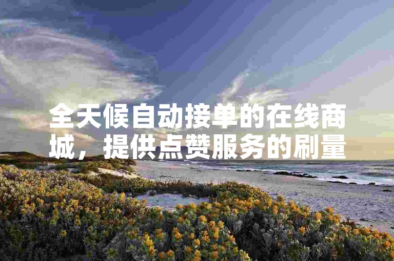 全天候自动接单的在线商城，提供点赞服务的刷量平台。
