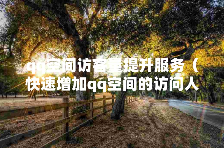 qq空间访客量提升服务（快速增加qq空间的访问人数）