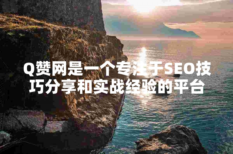 Q赞网是一个专注于SEO技巧分享和实战经验的平台。
