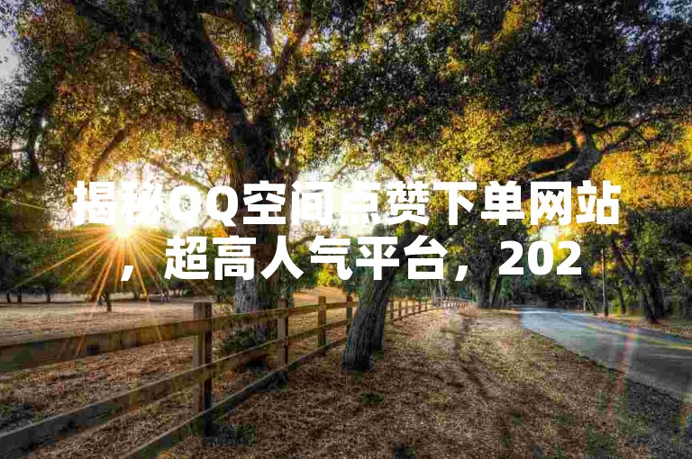 揭秘QQ空间点赞下单网站，超高人气平台，2025年必备技巧！