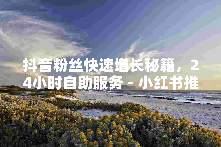 抖音粉丝快速增长秘籍，24小时自助服务 - 小红书推广下单首选平台 - ks点赞评论一站式解决，官方认证安全可靠！