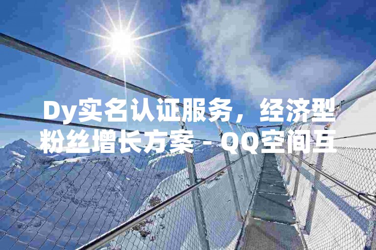 Dy实名认证服务，经济型粉丝增长方案 - QQ空间互动提升，转发说说助力热度飙升。