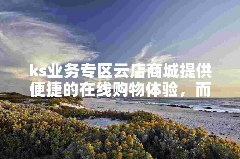 ks业务专区云店商城提供便捷的在线购物体验，而ks免费业务网址则是获取免费资源的理想平台。