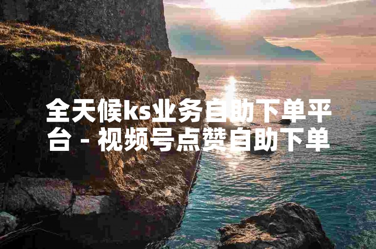 全天候ks业务自助下单平台 - 视频号点赞自助下单平台