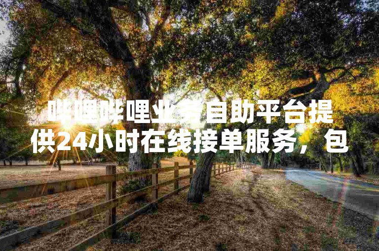 哔哩哔哩业务自助平台提供24小时在线接单服务，包括微博小白号批发。