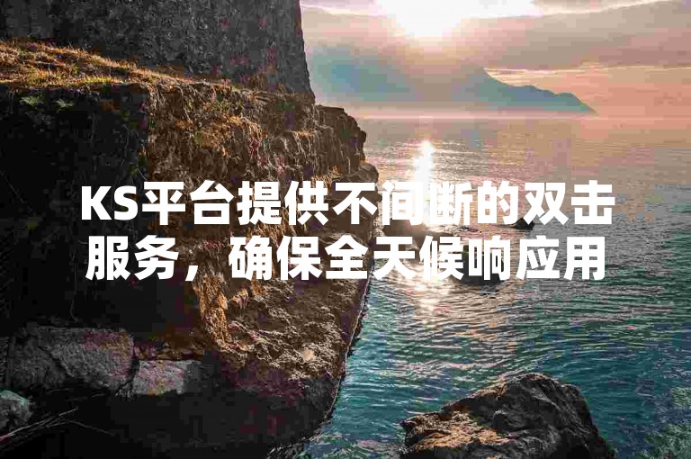KS平台提供不间断的双击服务，确保全天候响应用户需求。