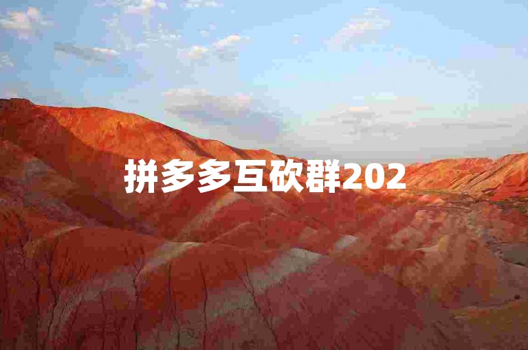 拼多多互砍群2025最新版官方下载链接pdd砍价网站。