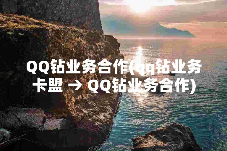 QQ钻业务合作(qq钻业务卡盟 → QQ钻业务合作)