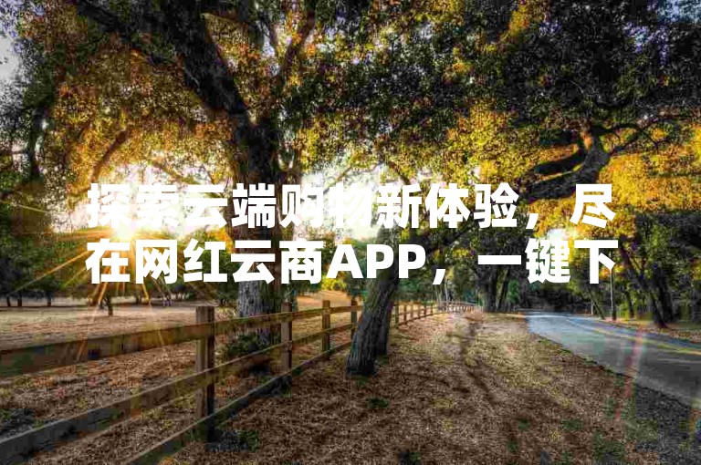 探索云端购物新体验，尽在网红云商APP，一键下载，开启你的电商之旅。