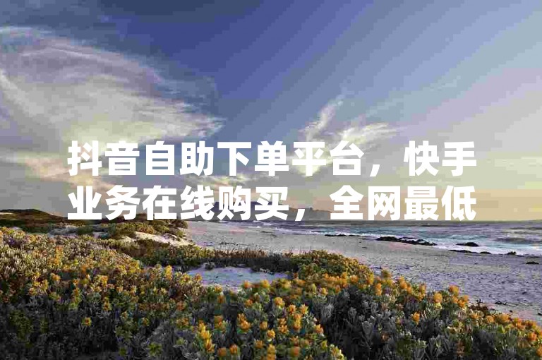 抖音自助下单平台，快手业务在线购买，全网最低价 - dy粉丝增长服务24小时快速响应，激情再燃！