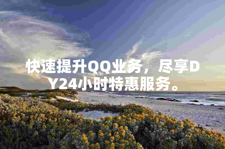 快速提升QQ业务，尽享DY24小时特惠服务。