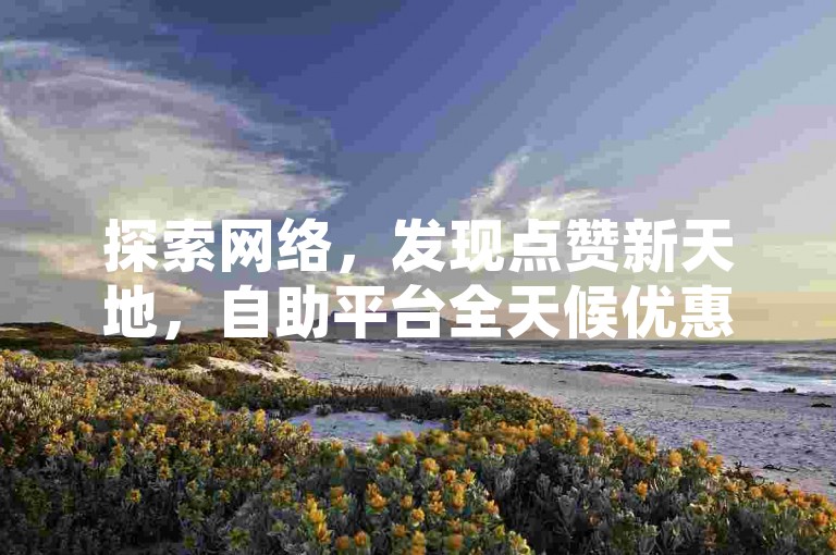 探索网络，发现点赞新天地，自助平台全天候优惠不断。
