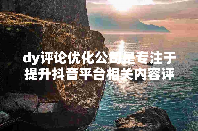 dy评论优化公司是专注于提升抖音平台相关内容评论质量与互动效果的专业机构，通过精准策略与创新方法，助力账号增强用户粘性与影响力。，或者，dy评论优化公司致力于为抖音创作者提供高效的评论优化服务，以专业手段促进评论区活跃度，推动内容传播与价值转化。