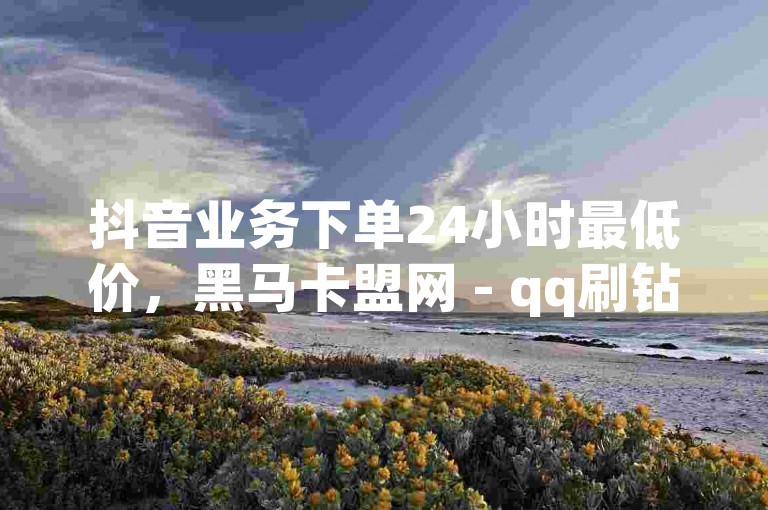 抖音业务下单24小时最低价，黑马卡盟网 - qq刷钻网站全网最低价啊 - qq业务网站全网最低。