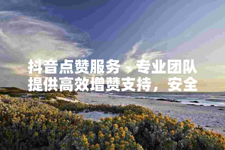 抖音点赞服务 - 专业团队提供高效增赞支持，安全可靠。