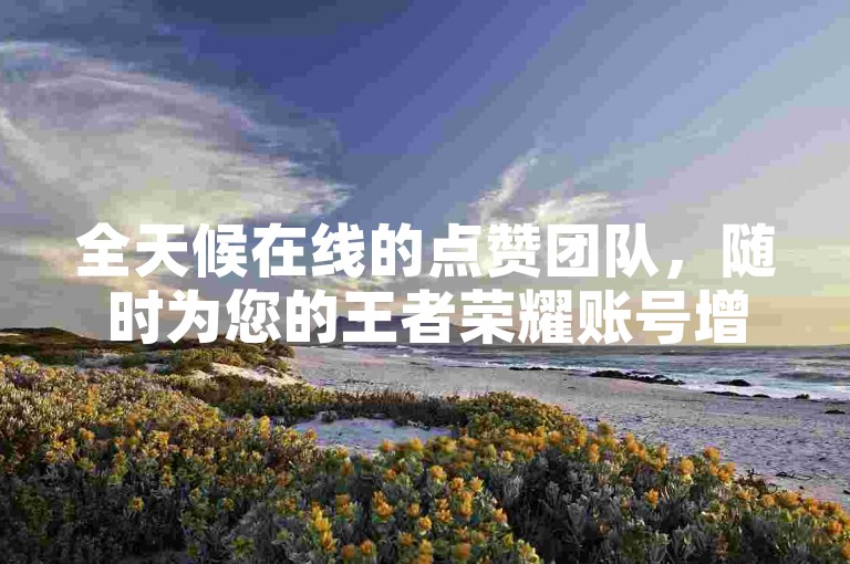 全天候在线的点赞团队，随时为您的王者荣耀账号增加人气值。