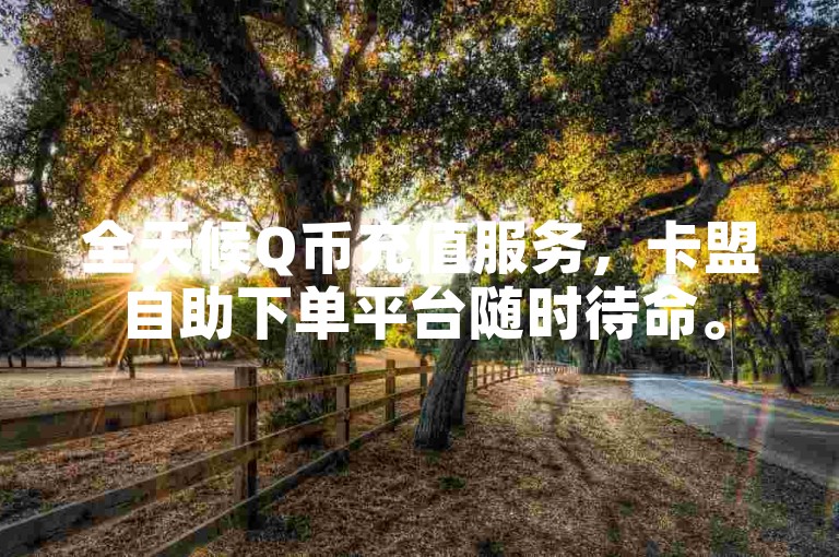 全天候Q币充值服务，卡盟自助下单平台随时待命。
