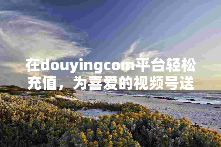在douyingcom平台轻松充值，为喜爱的视频号送上爱心并下单，同时提供B站粉丝增长服务及卡盟QQ号专卖。