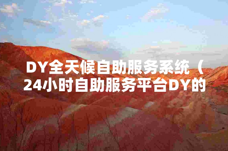 DY全天候自助服务系统（24小时自助服务平台DY的全新称谓）