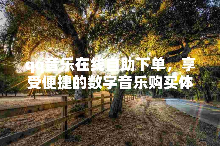 qq音乐在线自助下单，享受便捷的数字音乐购买体验。