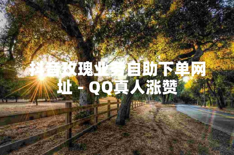 抖音玫瑰业务自助下单网址 - QQ真人涨赞