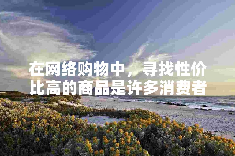 在网络购物中，寻找性价比高的商品是许多消费者的首要任务。