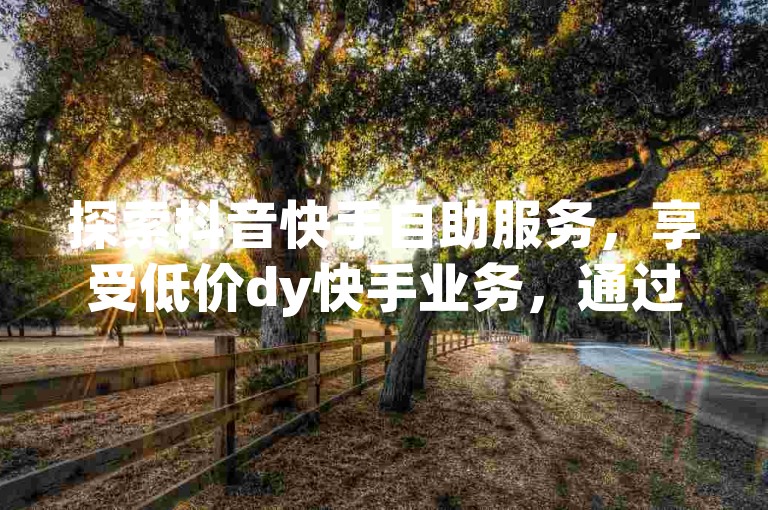 探索抖音快手自助服务，享受低价dy快手业务，通过ks推广自助网站迅速增加快手粉丝，只需0.01元就能获得一百万关注，同时提供小白龙马山肥大地房产装修网站的优质服务。