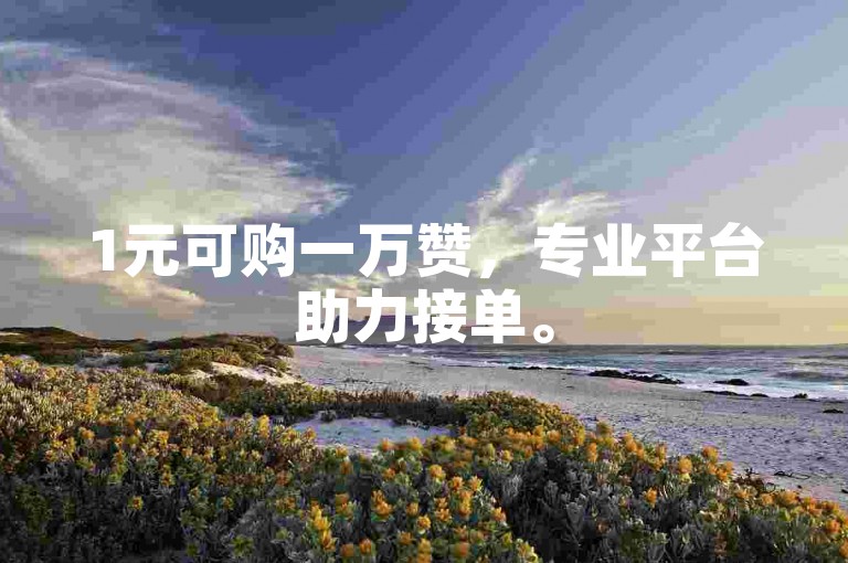 1元可购一万赞，专业平台助力接单。