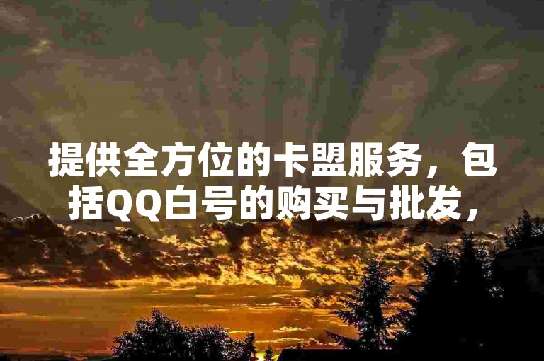 提供全方位的卡盟服务，包括QQ白号的购买与批发，以及便捷的自助下单体验，是网红商城的特色之一。
