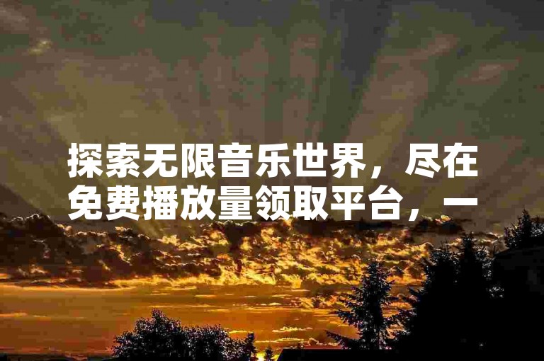 探索无限音乐世界，尽在免费播放量领取平台，一键自助，畅享KS赞的无限魅力。