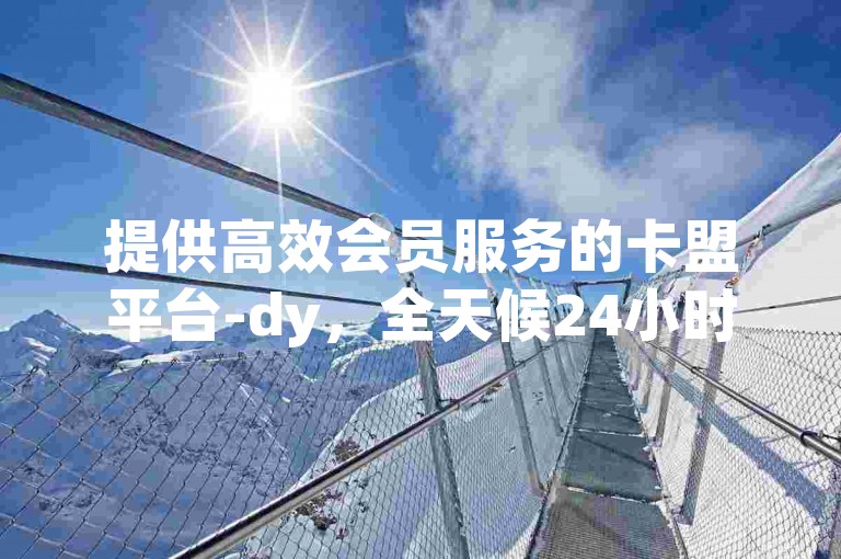 提供高效会员服务的卡盟平台-dy，全天候24小时自助下单，专为抖音账号增加活跃粉丝。