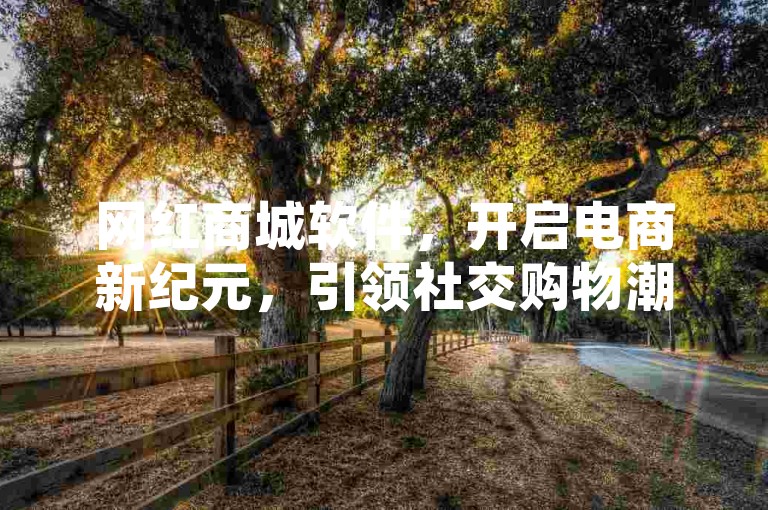 网红商城软件，开启电商新纪元，引领社交购物潮流。