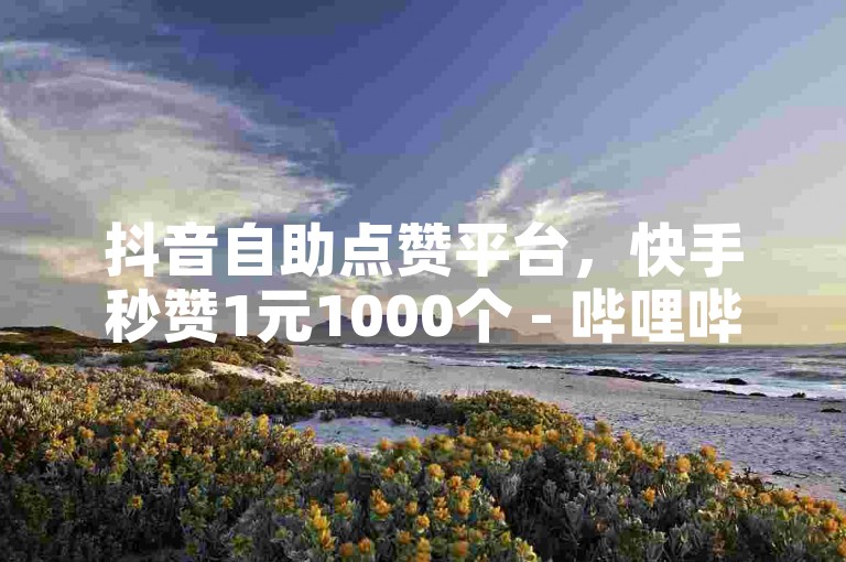 抖音自助点赞平台，快手秒赞1元1000个 - 哔哩哔哩买赞0.5元100个即时到 - 快手在线点赞服务。